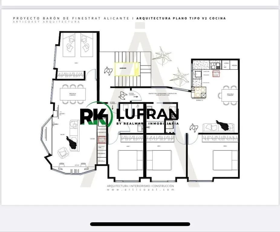 Plan - Rehabilitated Apartment Complex in Alicante