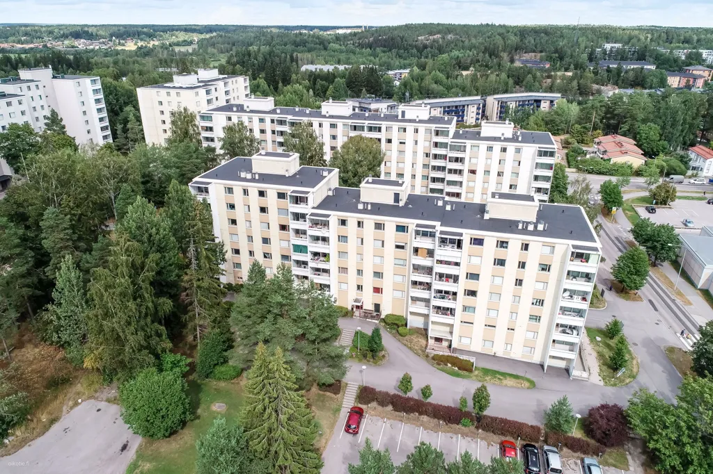 Õhuvaade - Bright Studio Flat with Balcony in Suvela, Espoo