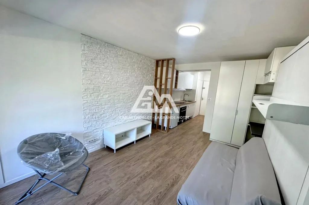 Elutuba - Refurbished Studio with Park View in La Grande-Motte