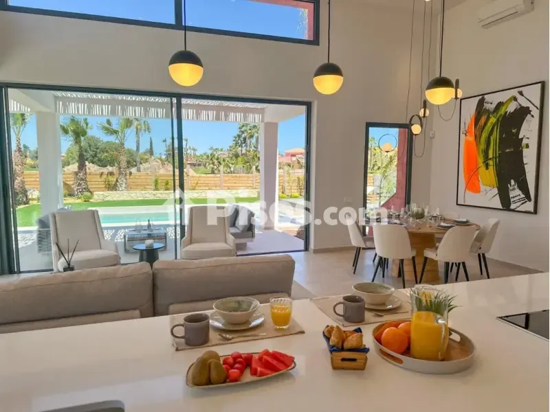 Söögituba - Modern Villa with Golf View in Desert Springs