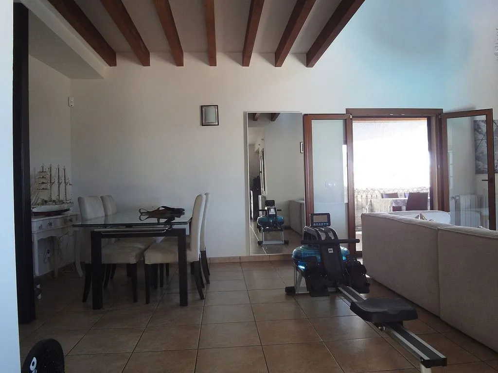 Living Room - Chalet with Pool and Terrace in Algaida