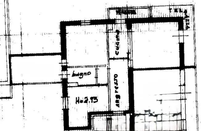Floor Plan - Trilocale with Lake View in Mantua