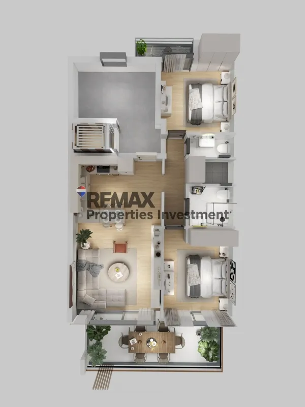 Plan - Apartment with Security Gate in Dafni, Athens