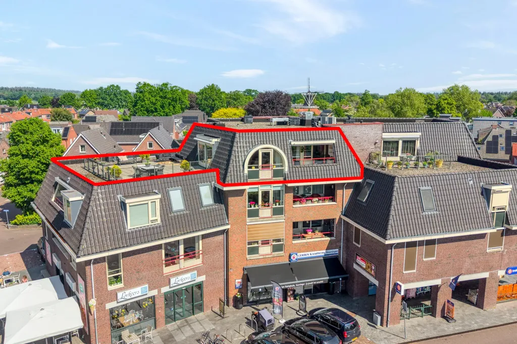 Vue aérienne - Penthouse with Views in Hellendoorn Centre