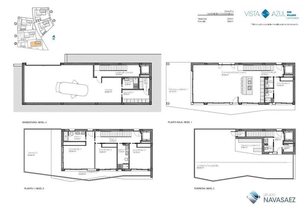 Plan - Luxury Villa with Sea View in Campoamor