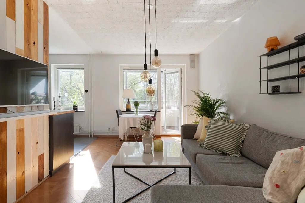 Elutuba - Modernised 1.5-Bedroom Flat with West-Facing Balcony in Göteborg