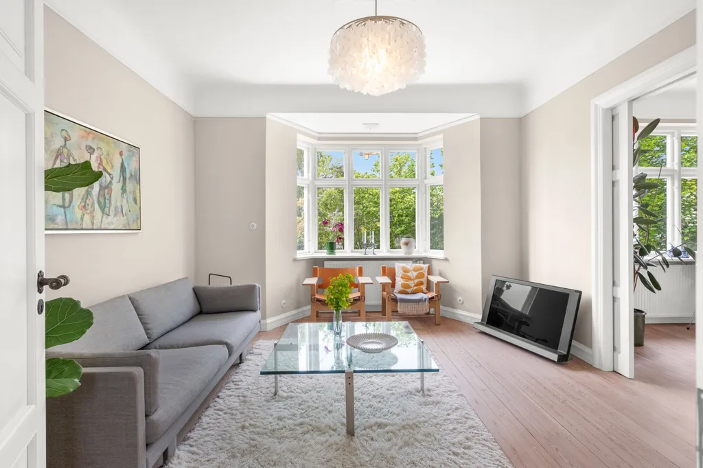 Séjour - Classically Styled Villa with Garden in Aarhus C