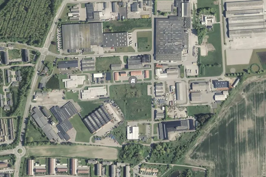 Vue aérienne - Industrial Plot in Randers