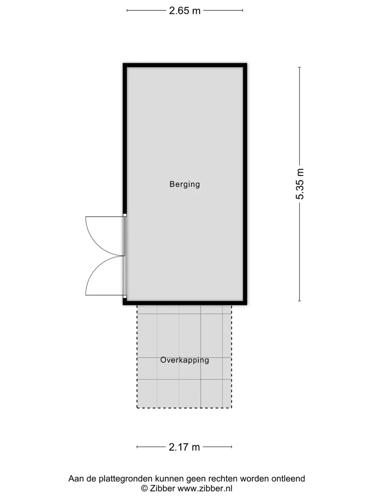 Floor Plan - Modernised House with Garden in Pernis, Rotterdam
