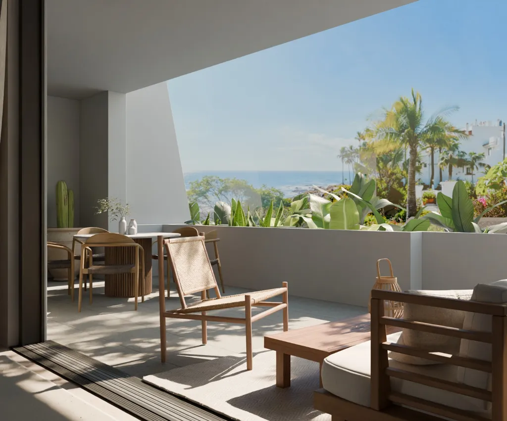 Terrasse - Luxury Beachfront Apartment in Ventura del Mar