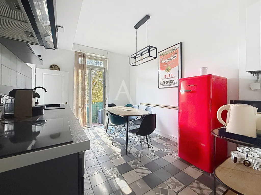 Cucina - Charming 4-Piece Apartment with Balcony in Metz