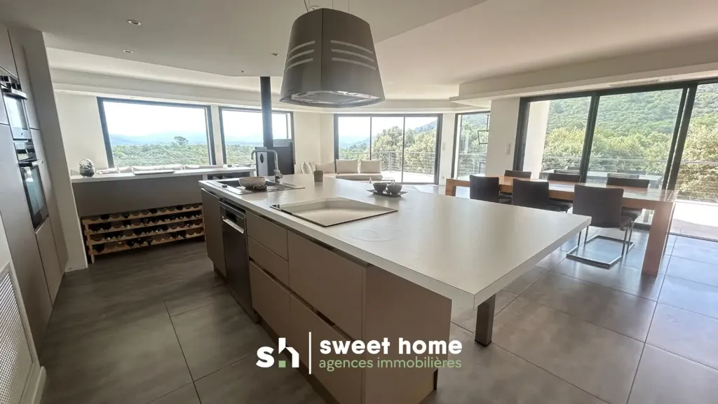 Cucina - Modern Villa with Panoramic View in Néoules
