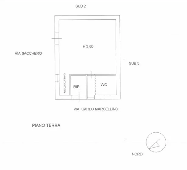 Plaan - Independent Studio with Historic View in Catania