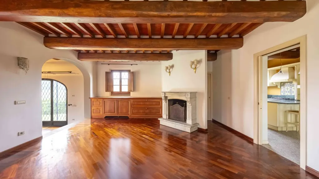 Living Room - Rustic Complex with Garden in Montespertoli