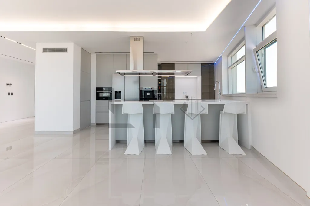 Köök - Penthouse Duplex with River View in Parque das Nações