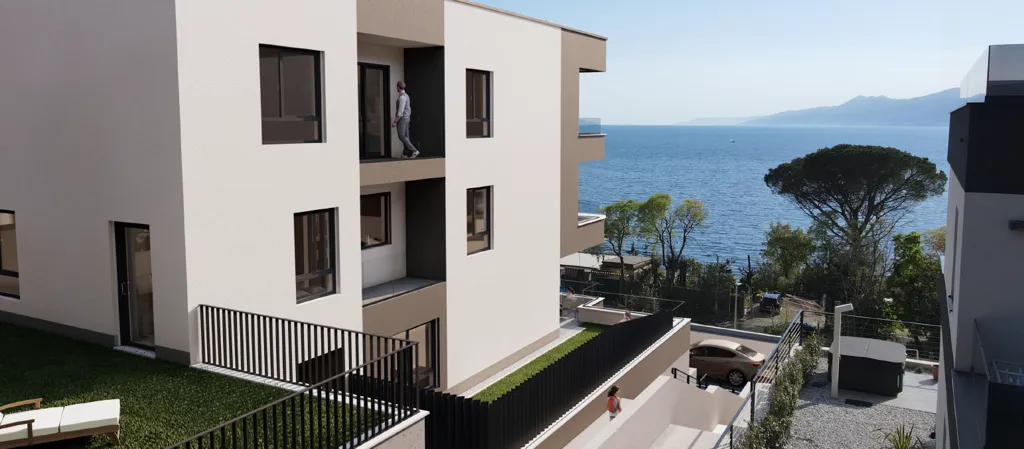 Apartment with Sea View in Costabella, Rijeka