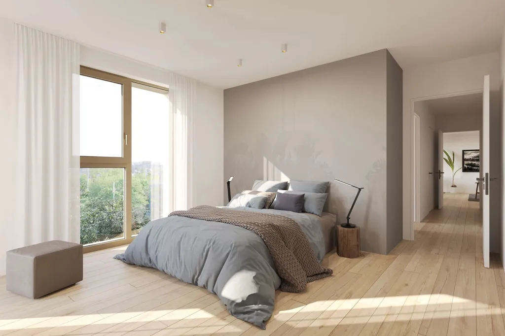 Chambres - Penthouse Neuf avec Terrasse à Evere
