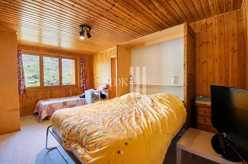 Chambres - Luxury Ski Chalet with Panoramic Views in Crosets