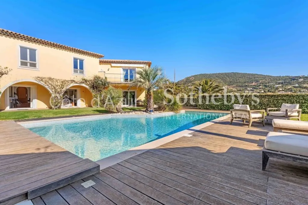 Pool - Luxury Villa with Pool and Sea View in Grimaud