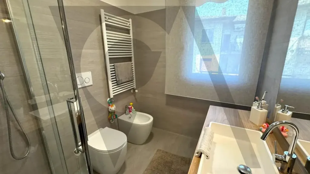 Salles de bain - 3-Bedroom Apartment with Terraces in Padova