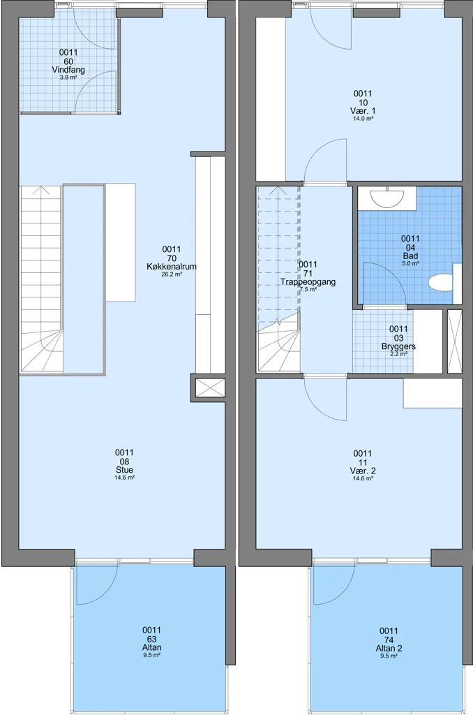 Plan - Modern Apartment with Harbour View in Thisted