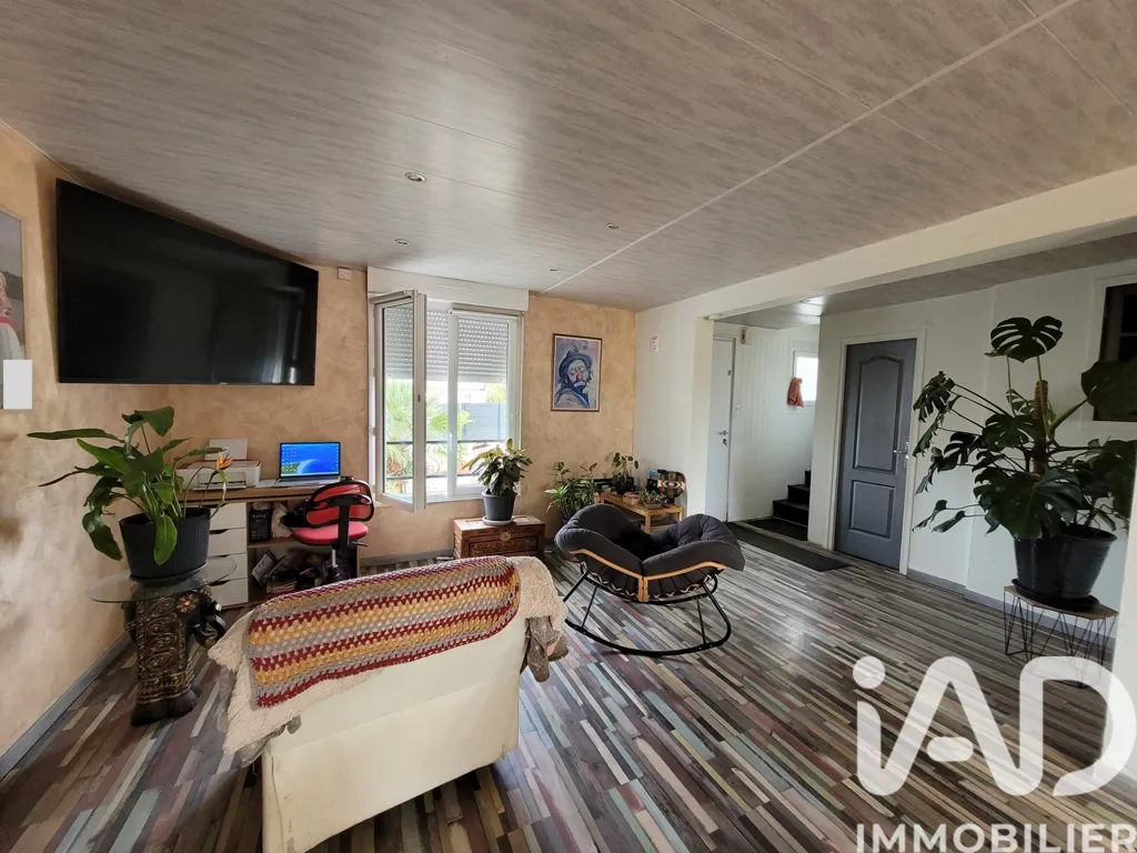 Living Room - Renovated Villa with Two Terraces in Plerguer