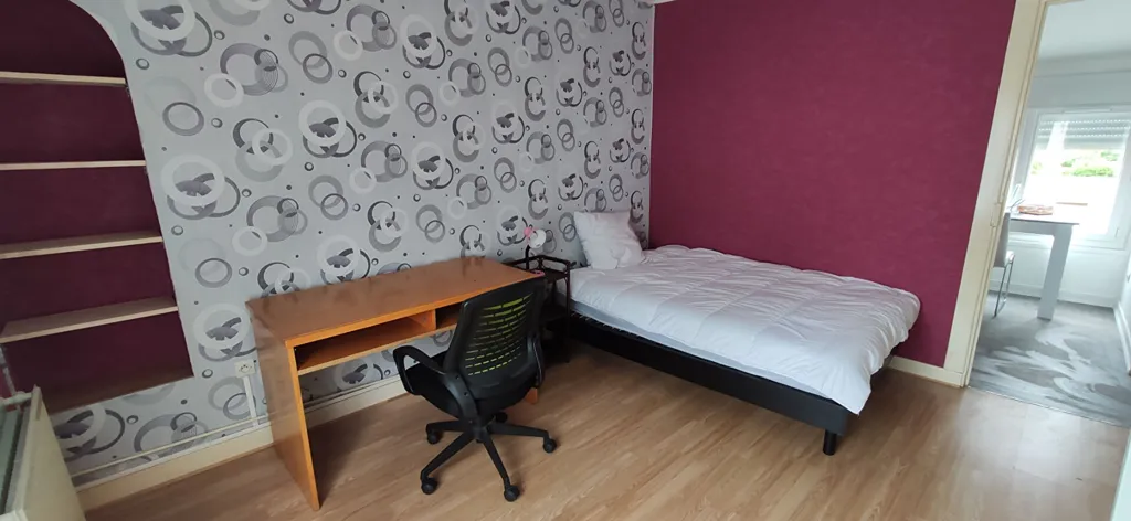 Chambres - Appartement T2 Meublé au Mans, Proche Tram