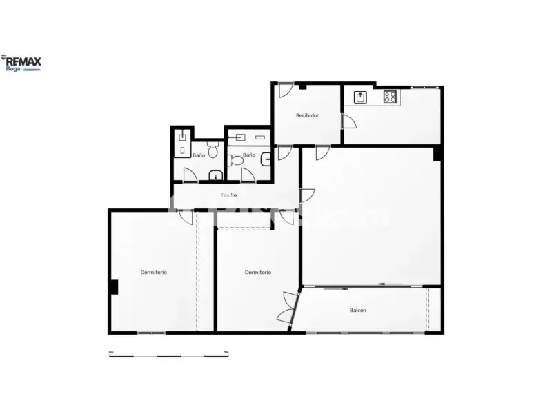 Planimetria - Apartment with Private Terrace in Pamplona
