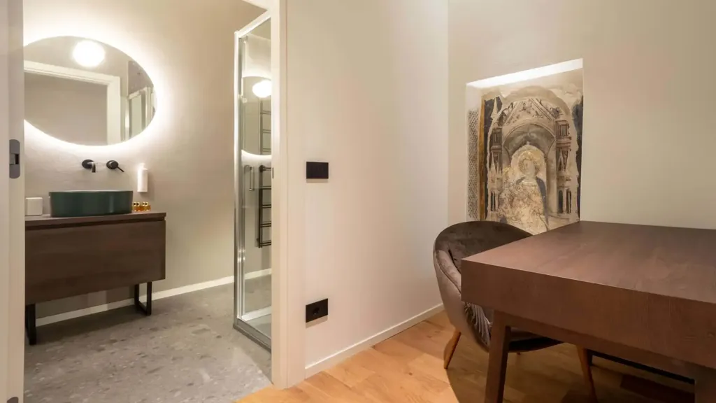 Bathrooms - Restored 2-Bedroom Apartment in Verona