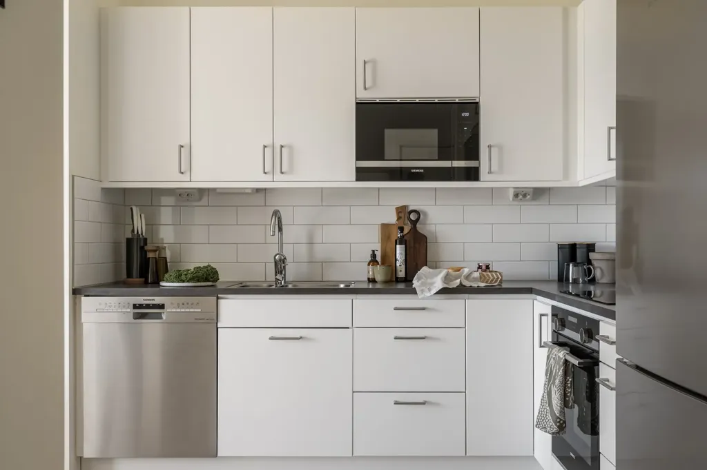 Cuisine - Modern Flat with Balcony in Södra Ladugårdsängen