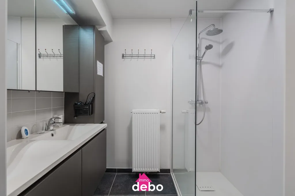 Badezimmer - Apartment with Casino Square View in Blankenberge