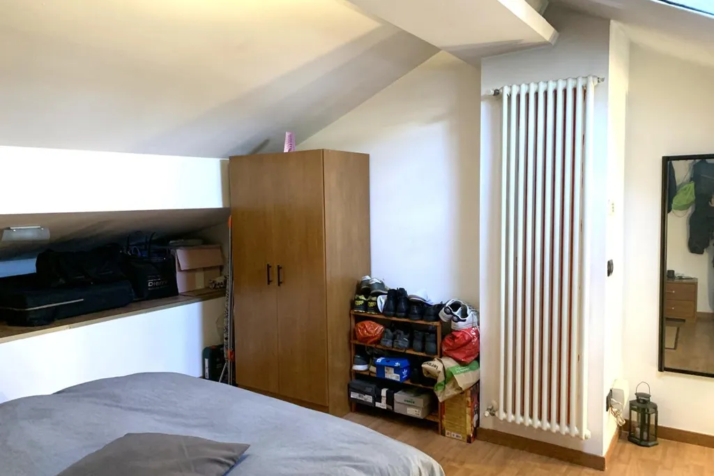 Bedrooms - Duplex Apartment with Balcony in Monza