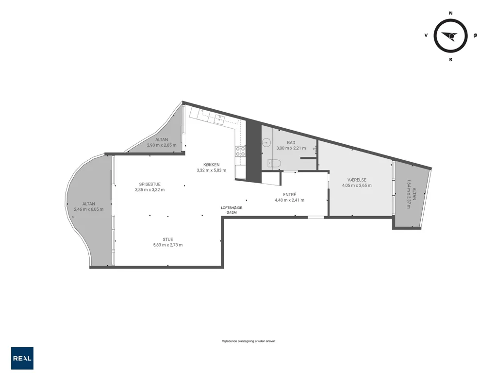 Plaan - Exclusive Harbour View Penthouse in Sluseholm