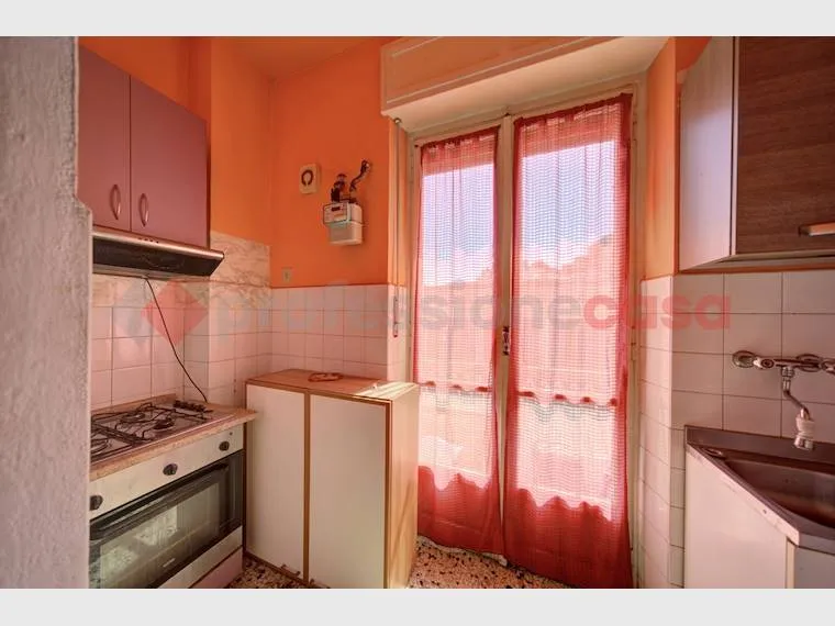 Köök - Twin-Storey Apartment with Balcony in Turin