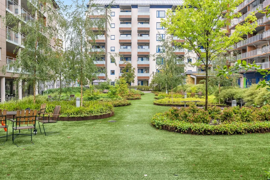 Garden - 4-room apartment in Uppsala kommun