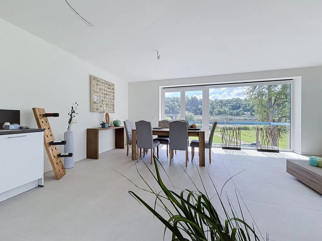 Living Room - New Apartment with Terrace in Oupeye