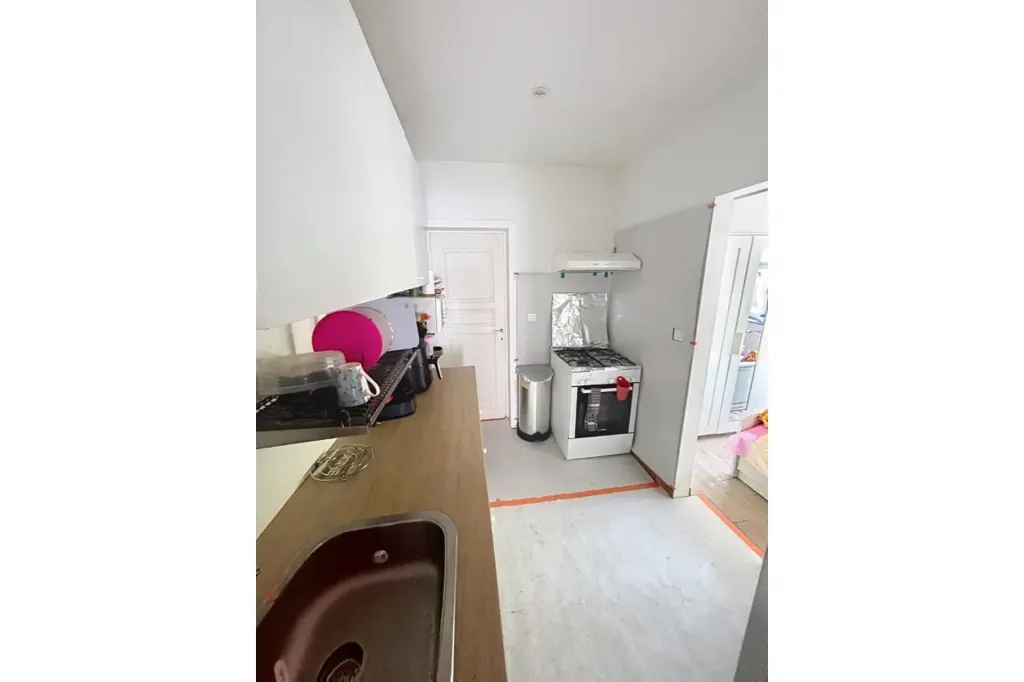 Cuisine - Appartement avec Terrasse dans le Quartier Plasky à Schaerbeek