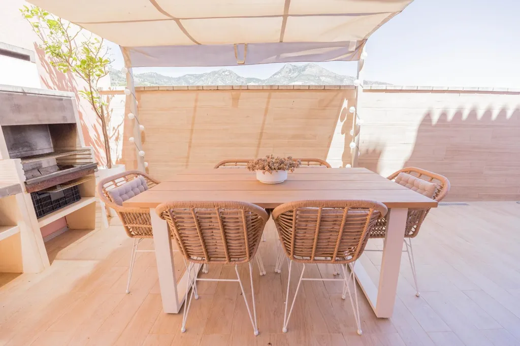 Terrasse - Corner Chalet with Sea View in Benalmádena