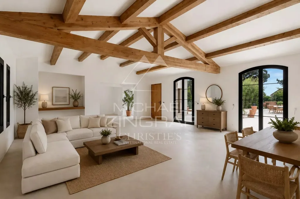 Séjour - Villa Luxueuse avec Vue Mer à Ramatuelle