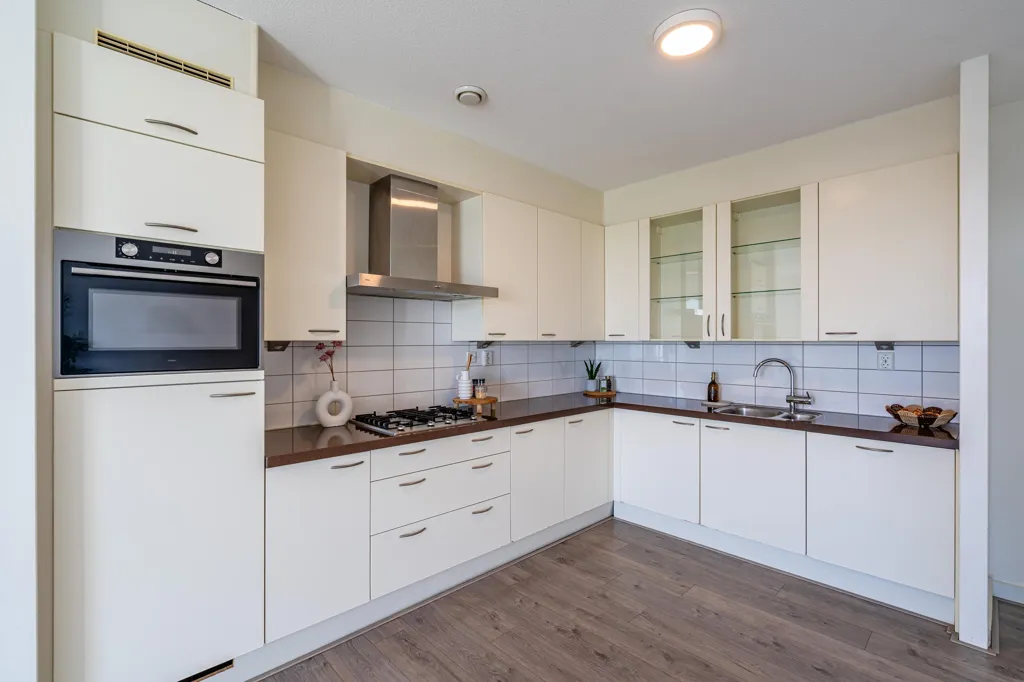 Köök - Penthouse with Panoramic View in Amsterdam