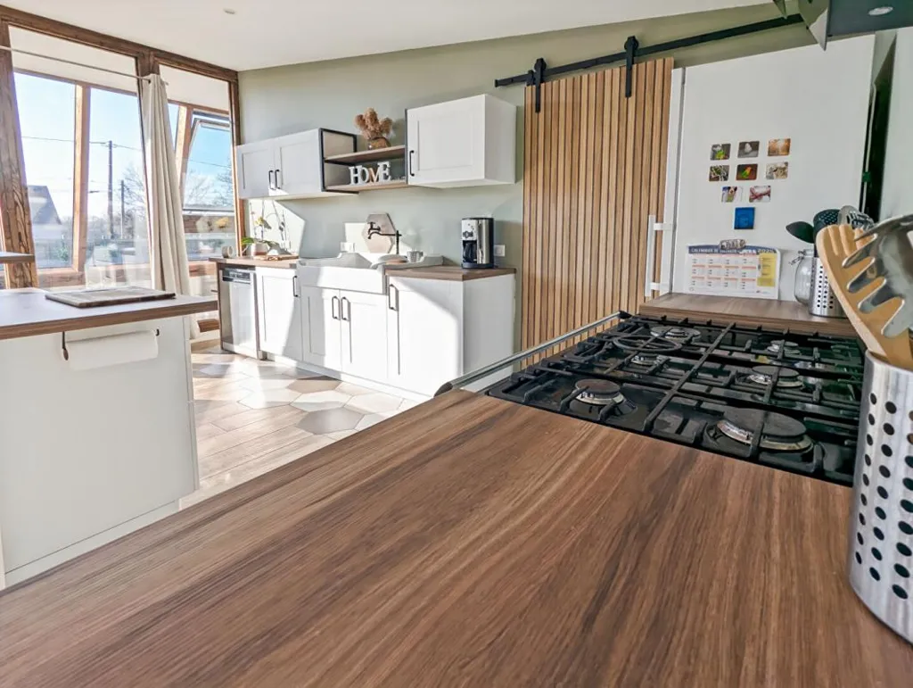 Kitchen - Passive House with Large Garden in Campbon