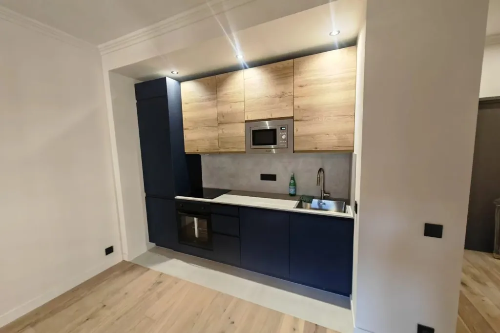 Cuisine - Appartement Art Déco avec Climatisation à Nice