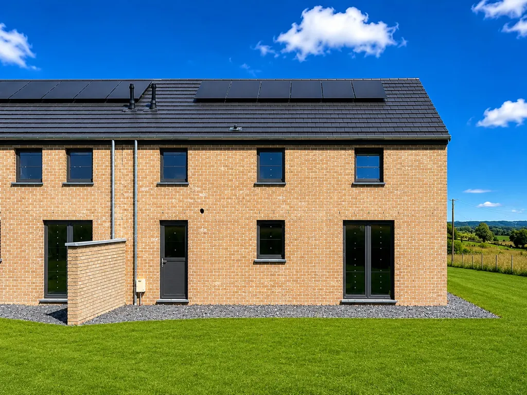 Välivaade - New House with Solar Panels in Chimay