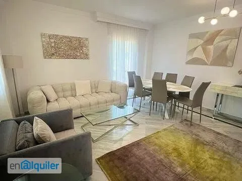 Living Room - Apartment with Pool on Bulevar Ashmawi, Marbella