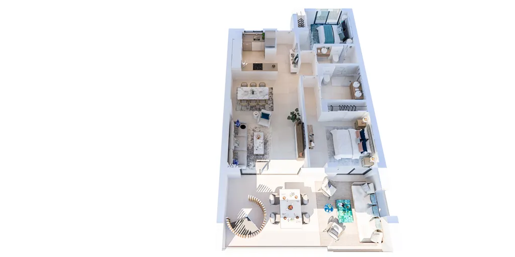 Plaan - Apartment with Pool and Sea View in Costa del Sol