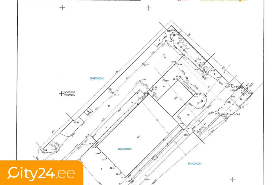 Planimetria - Commercial Property with Warehouse in Salaspils