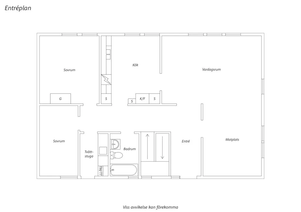 Plan - 1-Storey Villa with Garden in Mullsjö