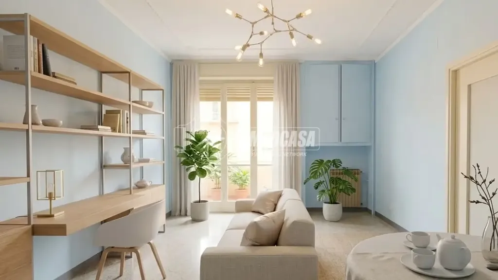 Séjour - Central Apartment with Balcony in Pinerolo