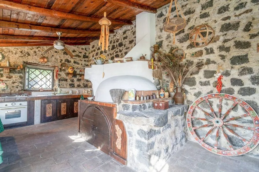 Köök - Luxury Villa with Pool in Acireale, Sicily
