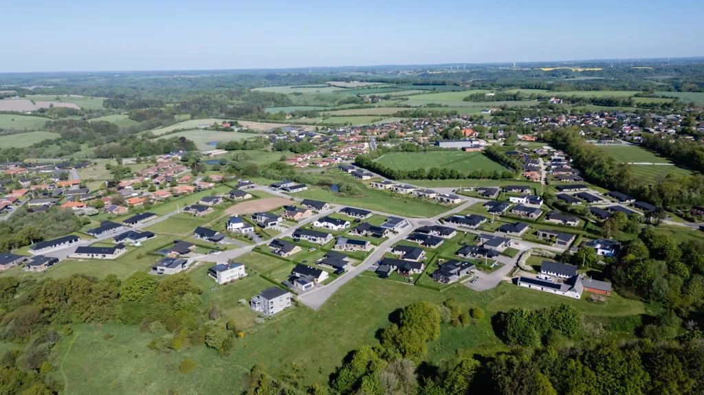 Vue aérienne - Year-Round Plot with 5G Coverage in Ødsted